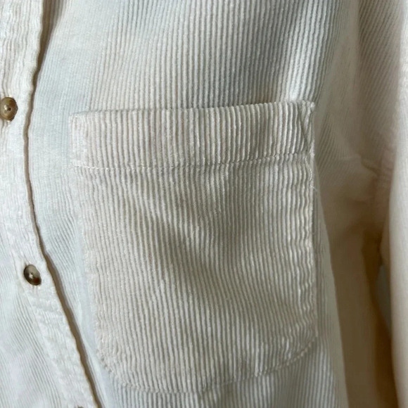 ASOS DESIGN oversized 90s style corduroy shirt Sz S - Picture 3 of 6